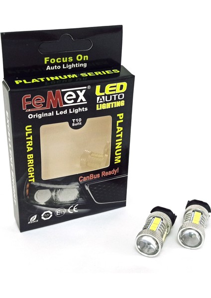 PW24W Duy Cree Mercekli LED Ampul Parlak Beyaz