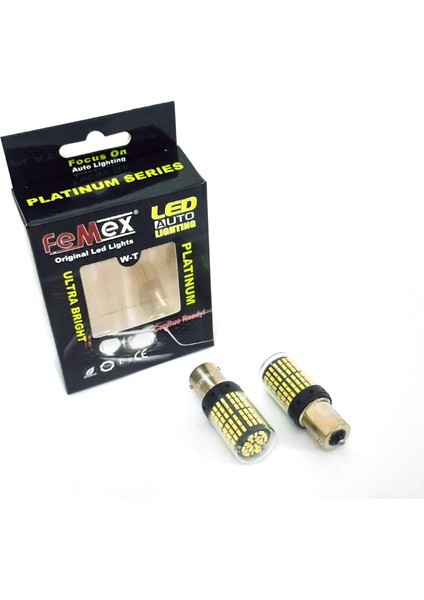 Platinum P21W 1156 LED Aydınlatma Ampul 93 Duy Tek Duy Parlak Beyaz
