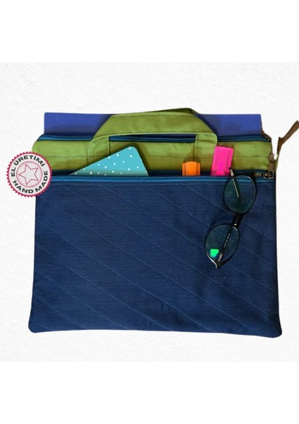 El Yapımı Kitap - Laptop Çantası