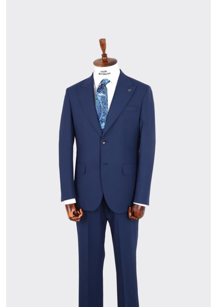 Kırlangıç Yaka Iki Düğmeli Erkek Takım ELBISE-KAX1380S fiyatları