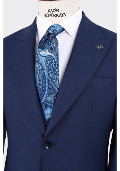 Kırlangıç Yaka Iki Düğmeli Erkek Takım ELBISE-KAX1380S modelleri