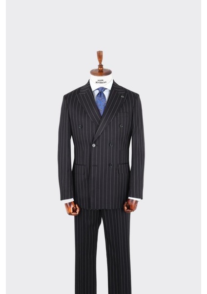 Kırlangıç Yaka Kruvaze Erkek Takım ELBISE-KAX1254S