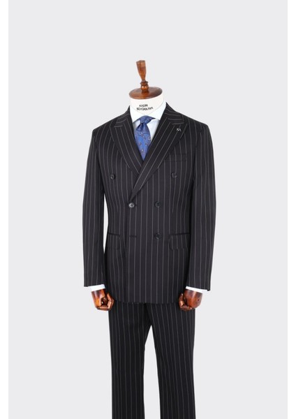 Kırlangıç Yaka Kruvaze Erkek Takım ELBISE-KAX1254S fiyatları