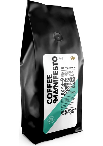 NO02 Modern Espresso Çekirdek Kahve 250 gr