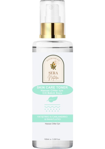 Skin Care Toner - Hassas Ciltler Için Cilt Bakım Suyu