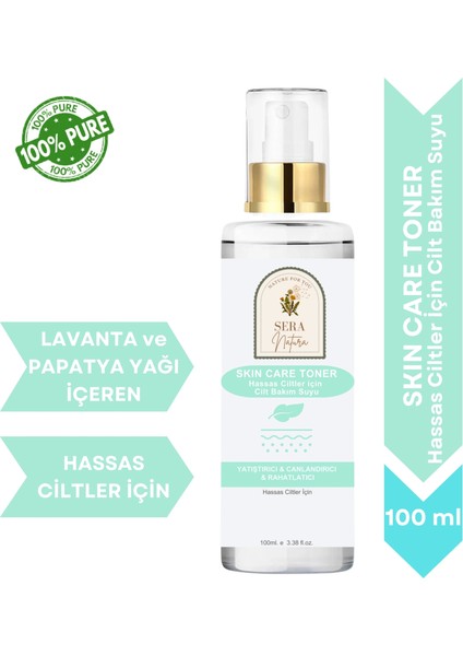 Skin Care Toner - Hassas Ciltler Için Cilt Bakım Suyu