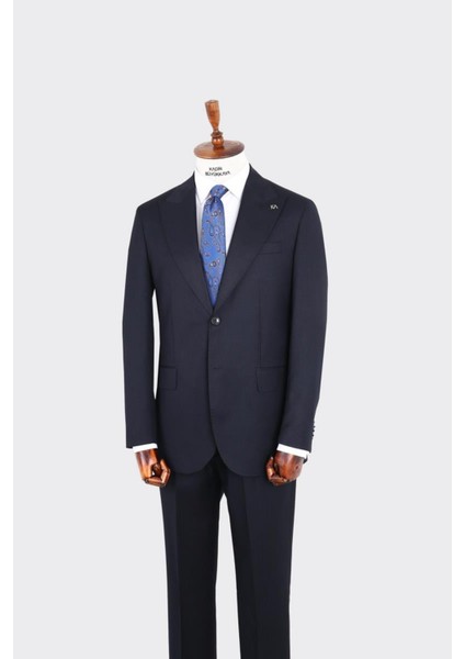 Kırlangıç Yaka Iki Düğmeli Erkek Takım ELBISE-KAX1378S fiyatları