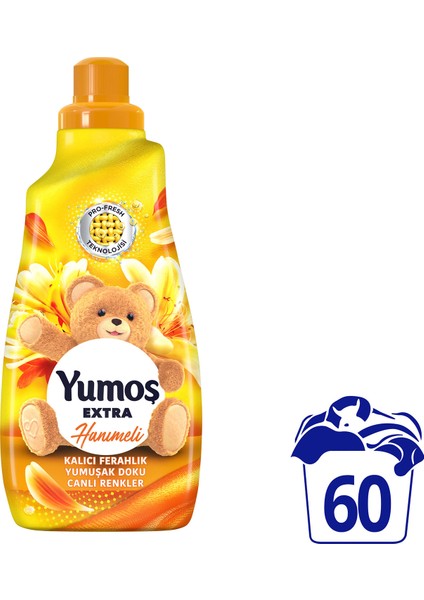 Extra Konsantre Çamaşır Yumuşatıcı Hanımeli 1440 ml 60 Yıkama