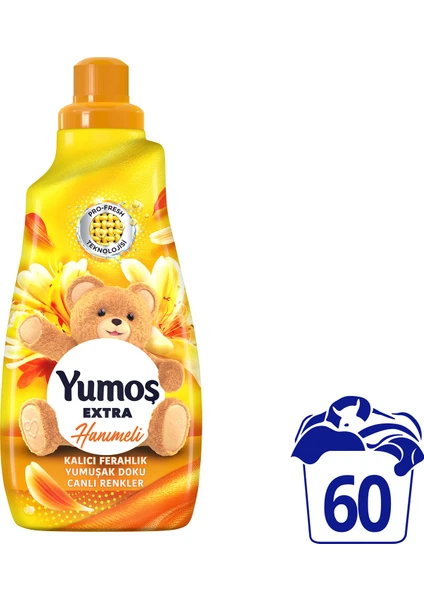 Extra Konsantre Çamaşır Yumuşatıcı Hanımeli 1440 ml 60 Yıkama