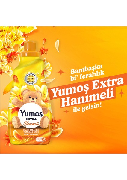 Extra Konsantre Çamaşır Yumuşatıcı Hanımeli 1440 ml 60 Yıkama