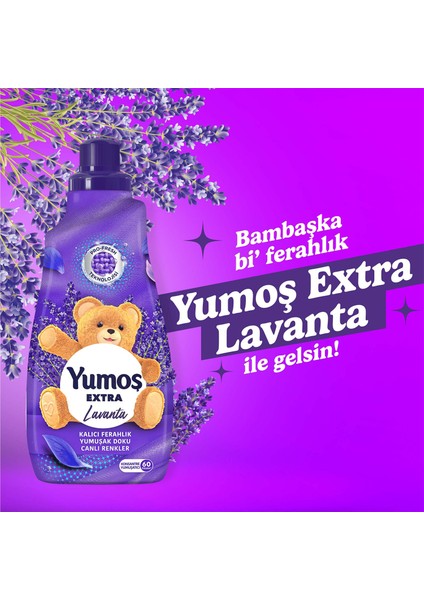 Extra Konsantre Çamaşır Yumuşatıcı Lavanta 1440 ml 60 Yıkama