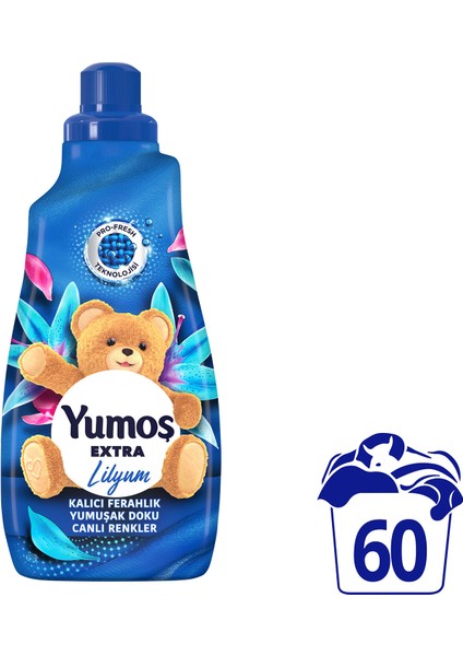 Extra Konsantre Çamaşır Yumuşatıcı Lilyum 1440 ml 60 Yıkama