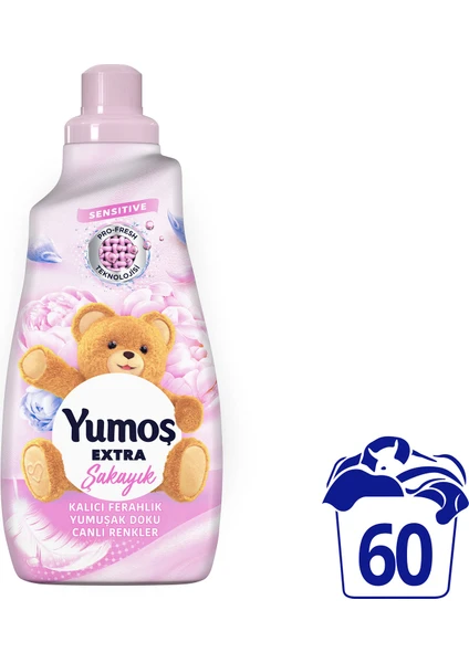 Extra Konsantre Çamaşır Yumuşatıcı Şakayık 1440 ml 60 Yıkama