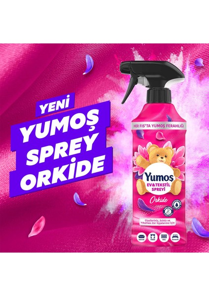 Ev veTekstil Spreyi Orkide Yıkanması Zor Eşyalar İçin 450 ml