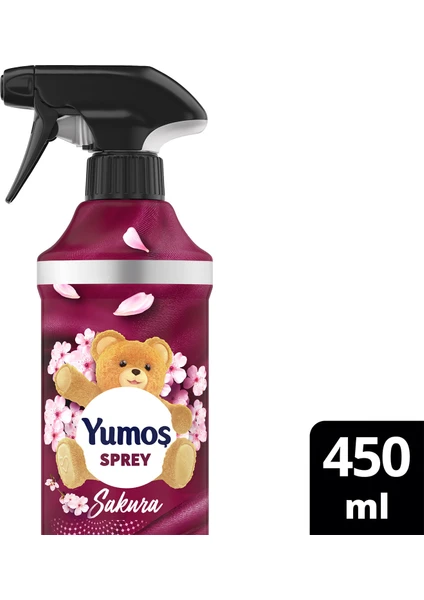 Ev ve Tekstil Spreyi Sakura Yıkanması Zor Eşyalar İçin 450 ml