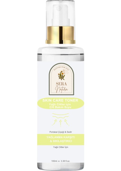 Skin Care Toner - Yağlı Ciltler Için Cilt Bakım Suyu