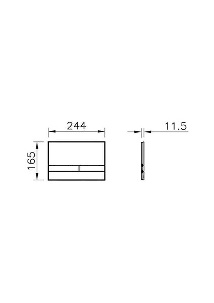 Vitra Select 740-1120 Kumanda Paneli, Altın