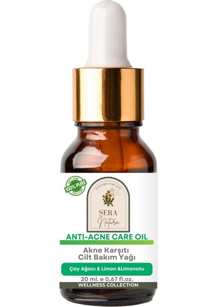 Antı-Acne Care Oıl Akne Karşıtı Cilt Bakım Yağı