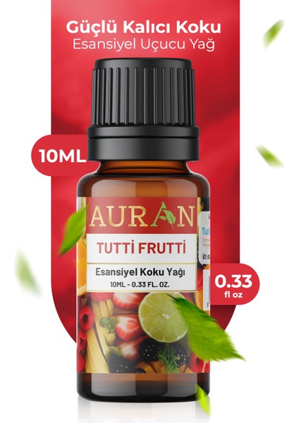 Tutti Frutti Saf Esansiyel Uçucu Yağ Buhurdanlık Yağı Difüzör Esansı Aromaterapi Ortam Küre YAĞI10ML