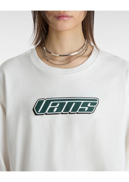 Retro V Ls Relax Crop VN000J4KFS81KADIN T-Shirt