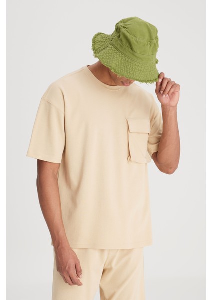 Loose Fit Rahat Kesim Bisiklet Yaka Lacivert Tişört modelleri