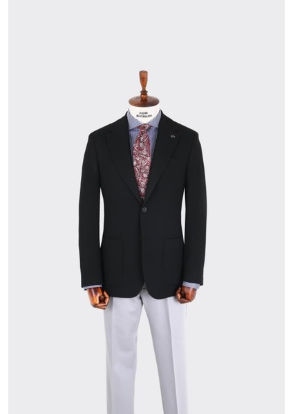 Kırlangıç Yaka Erkek Ceket-KAX5531S