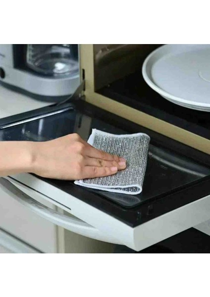 2 Adet Telli Bulaşık Bezi Ovma Teli Çift Taraflı Pratik Çizmez Bulaşık Süngeri Çok Amaçlı Temizlik İnoxs Bulaşık Süngeri Gümüş Çift Katlı indirimleri