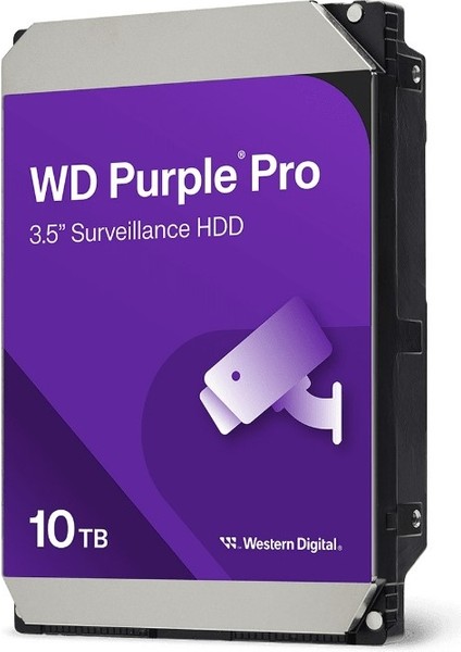DTS Teknoloji 10TB 7/24 Wd WD102PURP Purple 7200RPM 3.5 Sata 3 6gbit/s 256MB Güvenlik Kamerası Diski