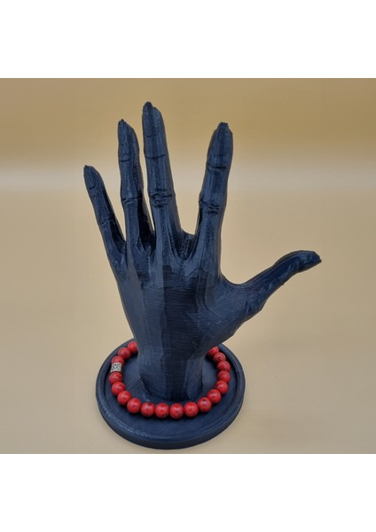 Kırmızı Turkuaz Doğal Taş Bileklik