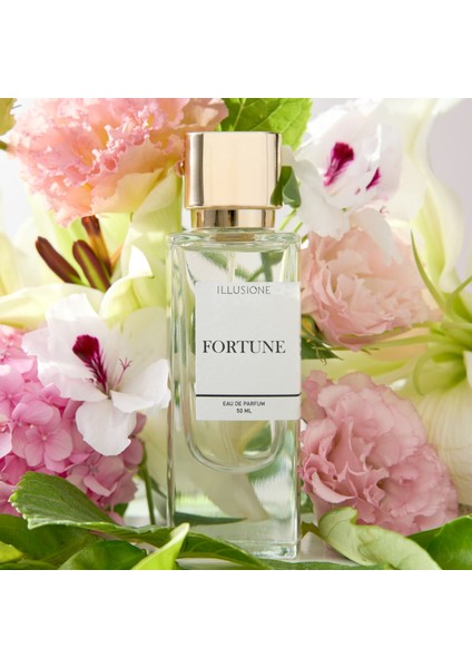 Fortune EDP Kadın Seyahat Boy Parfüm 10ml | Vanilya-Çiçeksi-Amber | Narenciye, Paçuli, Sedir, Sandal modelleri