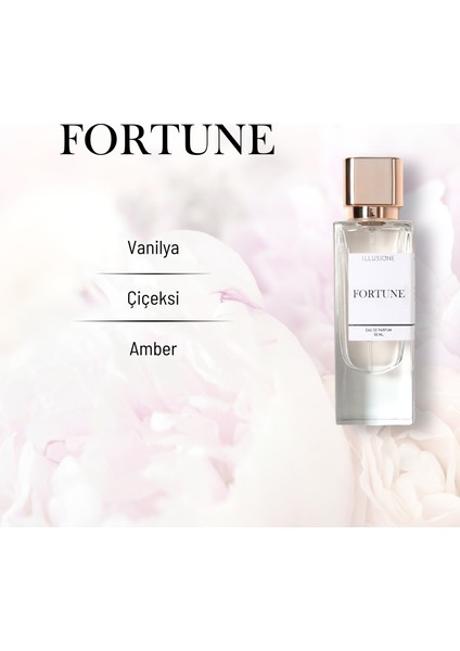 Fortune EDP Kadın Seyahat Boy Parfüm 10ml | Vanilya-Çiçeksi-Amber | Narenciye, Paçuli, Sedir, Sandal fırsatları