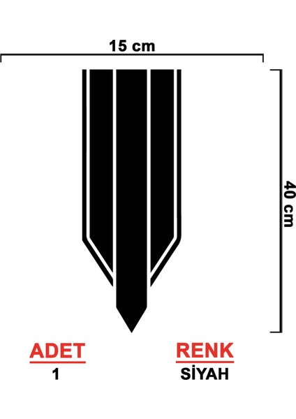 Kaput Şerit Sticker Model 4 - Kaput Sticker - Oto Sticker - Araba Sticker - Araç Sticker fiyatları