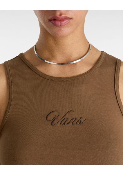 Small Staple Fitted Crop Tank VN000HGE0E01 Kadın T-Shirt