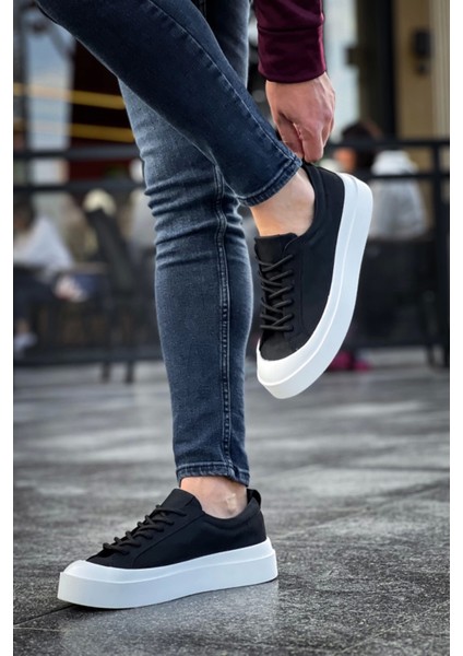 BA500 Boa Özel Termo Taban Siyah Beyaz Renk Casual Erkek Ayakkabı fiyatları