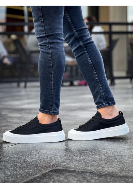 BA500 Boa Özel Termo Taban Siyah Beyaz Renk Casual Erkek Ayakkabı modelleri