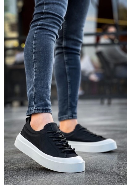 BA500 Boa Özel Termo Taban Siyah Beyaz Renk Casual Erkek Ayakkabı indirimleri