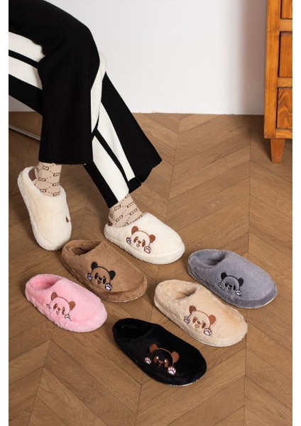 Kadın Ev Terligi Peluş Panda Deseni modelleri