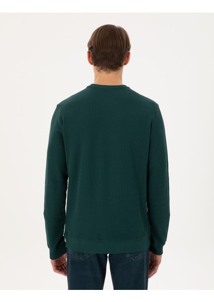 Erkek Zümrüt Regular Fit Sweatshirt 50296485-VR055 fırsatları