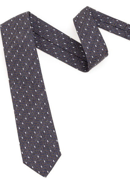 Erkek Lacivert İpek Kravat 50301122-200