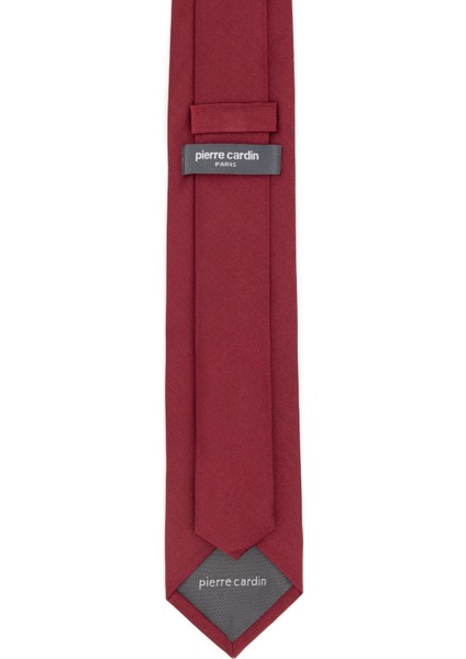 Erkek Bordo İpek Kravat 50301123-900