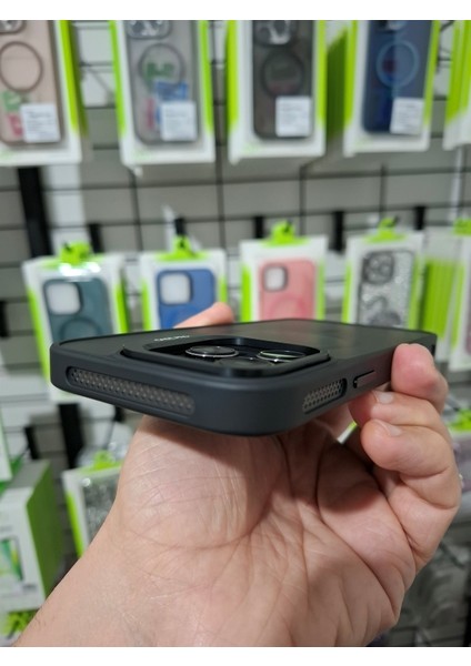 iPhone 16 Pro Max Uyumlu Kamera Lens Koruma Hediyeli Magsafe Özellikli Standlı Lüks Kılıf fırsatları