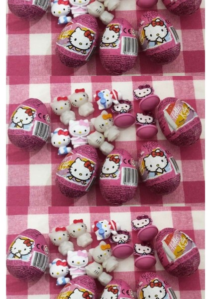 Hello Kitty Glutensiz Çikolatalı Sürpriz Yumurta 24 Adet