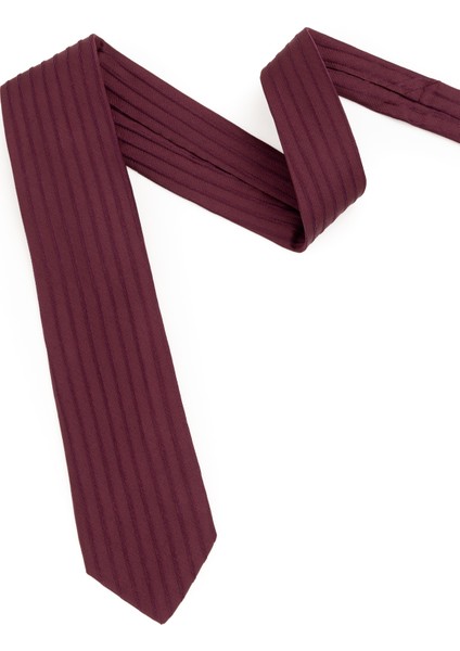 Erkek Bordo İpek Kravat 50301108-900