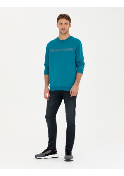 Erkek Zümrüt Regular Fit Sweatshirt 50279523-VR055 fırsatları