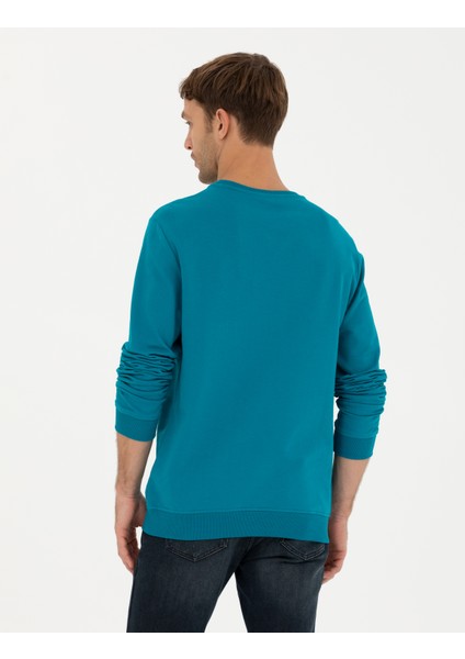 Erkek Zümrüt Regular Fit Sweatshirt 50279523-VR055 indirimleri