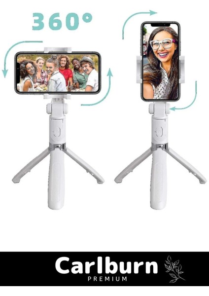 Premium Pratik Ayaklı Stabil Çekim Yapabilen Uzaktan Çekim Özellikli Kumandalı Tripod Selfie Çubuğu fiyatları