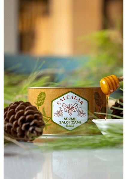 Bal Süzme Bal Çam Balı Salgı Balı 1800 gr