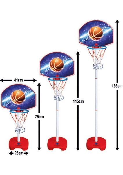 Nessiworld 03407 Dede Ayaklı Basket Potası