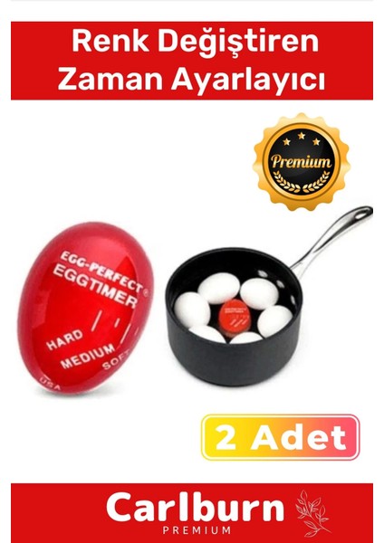 Özel Üretim Zaman Ayarlı Haşlama Dereceli Renk Değiştiren Yumurta Pişirme Zamanlayıcı 2 Adet