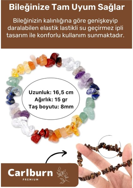 Premium Akrep Burcu Enerjisini Yükselten Doğal Taş Bileklik Akrep Burçları Burç Unisex Bileklik